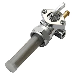 Motorcycle Fuel Petcock 22mm Thread Gas Tank For Harley Sportster Big Twin Custom 75-Up