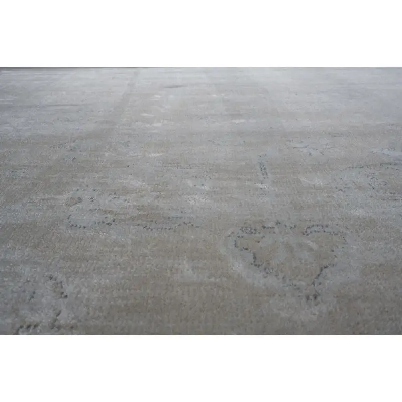 Elmina Brown Area Rug in Ivory, Taupe, and White Viscose