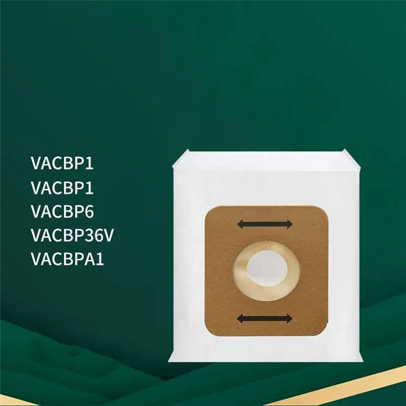 Bolsas de polvo de repuesto de A006-8 cuartos para mochila de vacío Atrix Ergo, pieza de repuesto VACBP1 VACBP36V VACBPAI, componentes de vacío, 8 Uds.