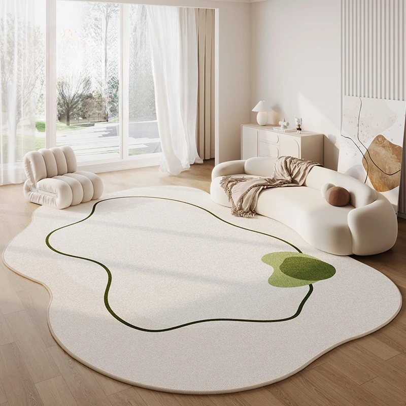 Irregular Lines Minimalist Carpet Artistic Creative Stripes Living Room Carpet Large Size Easy Clean Rug Comfortable Bedroom Rug