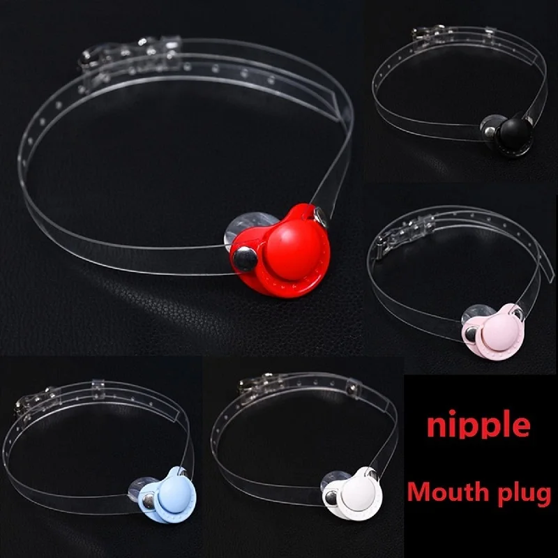 cute pacifier Open Mouth Gag Plug Adult Bondage Restraints Toys  Ball Bdsm Sex  for Woman Juegos Sexuales