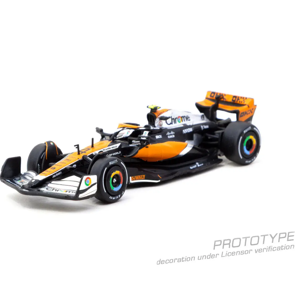 Diecast TW 1:64 Scale McLaren MCL60 British Grand Prix 2023 Alloy Car Model