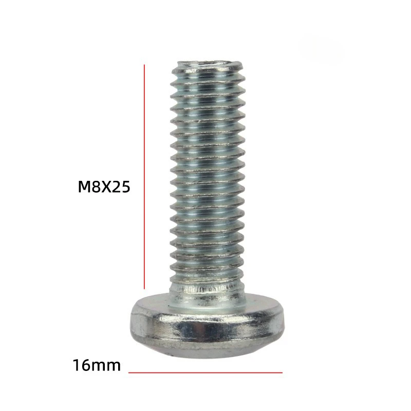 10Pcs 8mm M8 Motorcycle Brake Disc Rotor Screws Bolts M8X25 Hexagon Socket Mount Screws Bolts for Off-road Dirt Bike Motocross