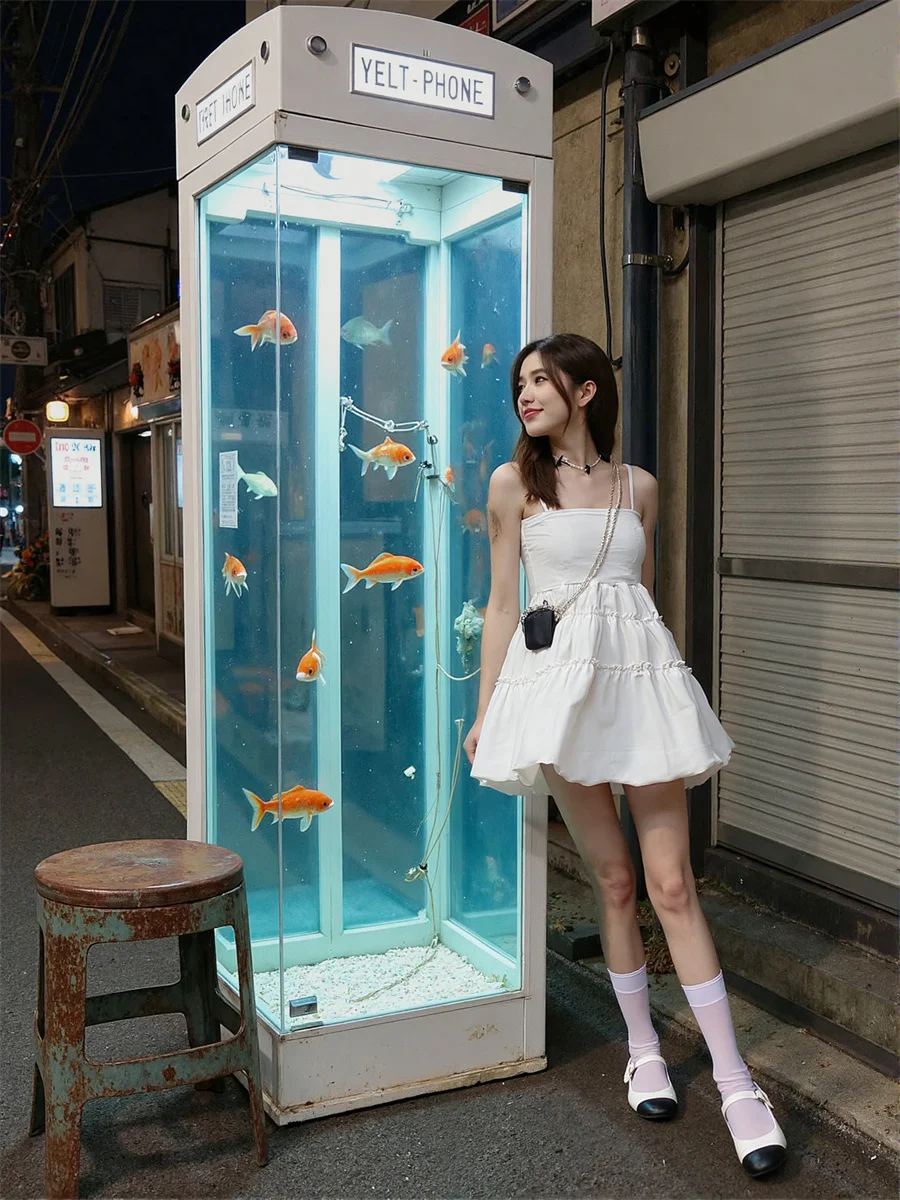 Women'S Short Dress Black Slim Summer Side-Slit High-Slit Splited Splitting Cut-Out Cutout Hollow-Out Holes See-Through Sheer