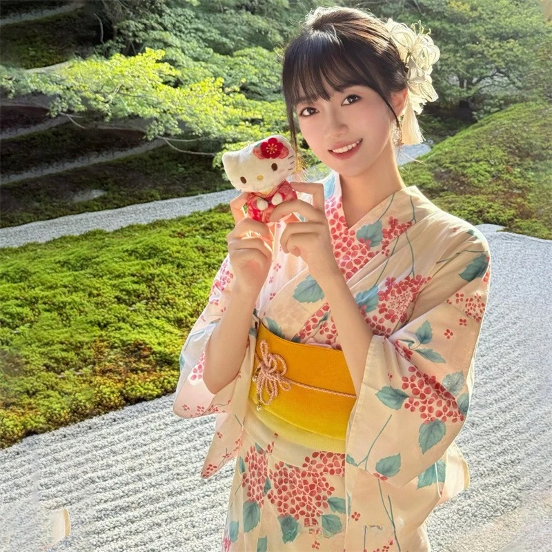 Japanisches Yukata-Kleid für D – Kimono Yukata Cotton Bewertung und Preis