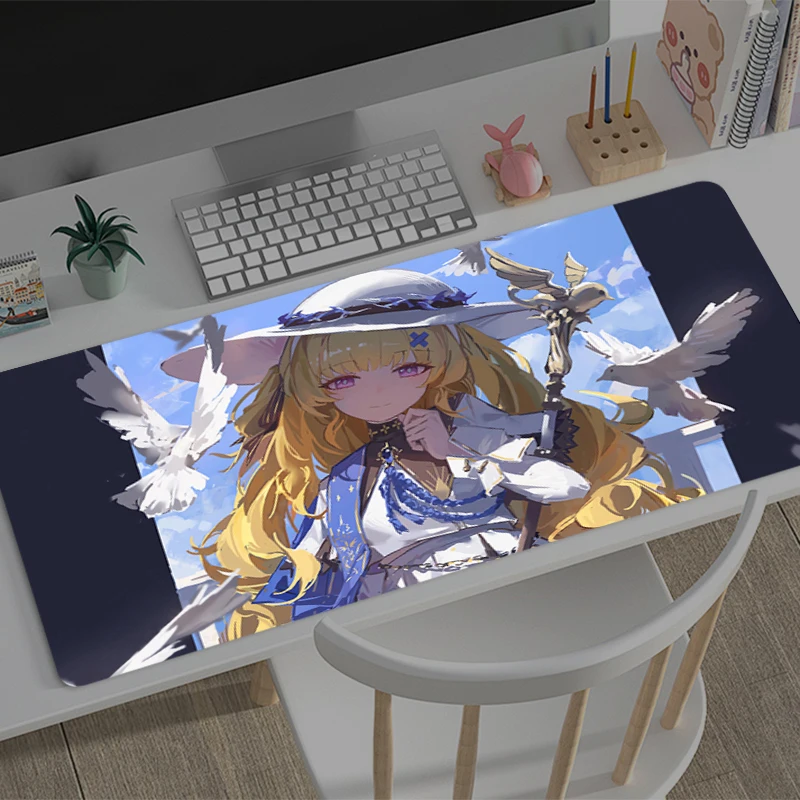 

Mousepad New Wuthering Waves Phoebe big Mouse Mat MousePads Game Office Laptop Carpet Soft Anti-slip Desktop PC carpet Mouse Pad