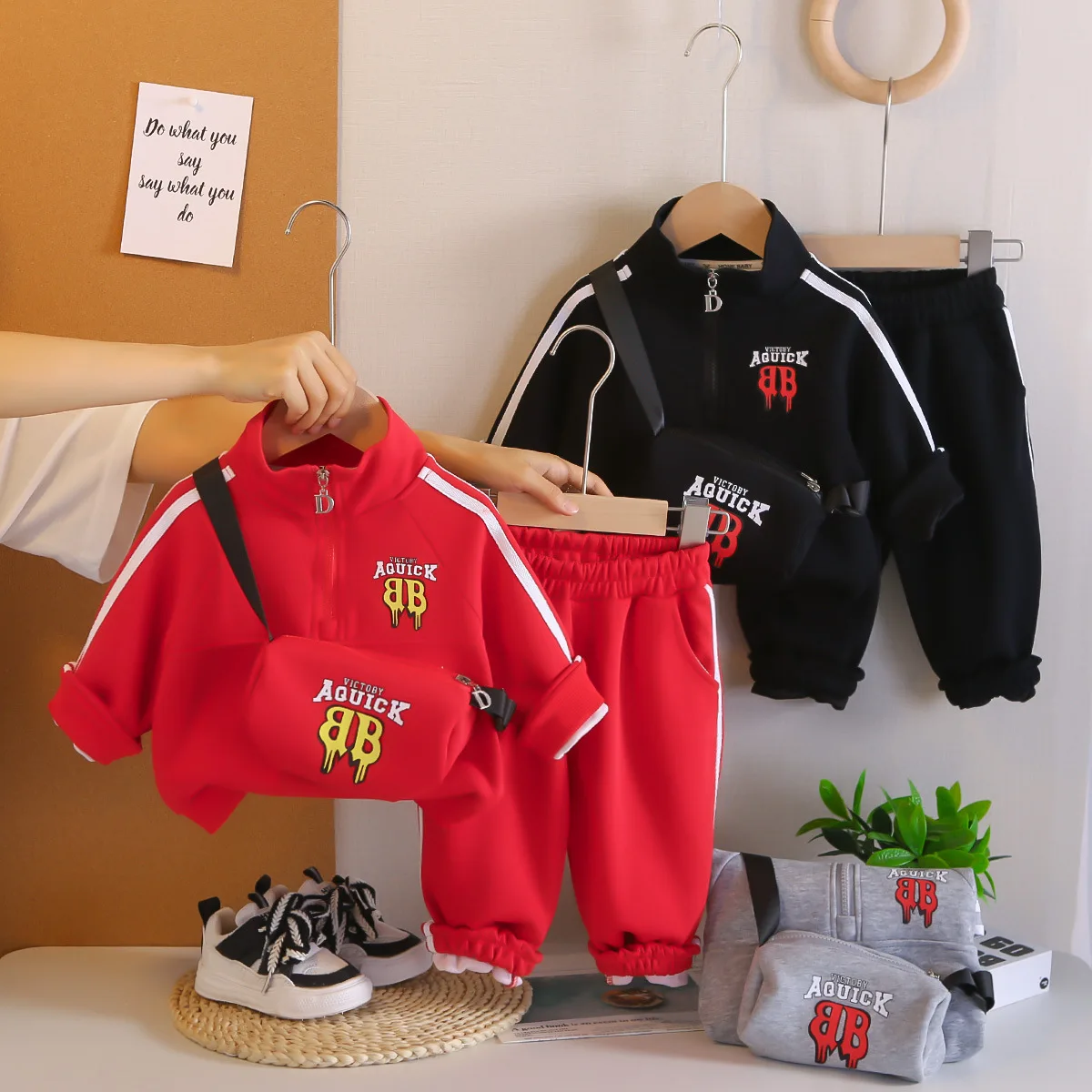 2026 Spring/Summer New Collection - 1-5 Years Old Boys/Girls Baby Toddler Baby Set - Long Sleeve Set - Two-Piece Set - Trendy