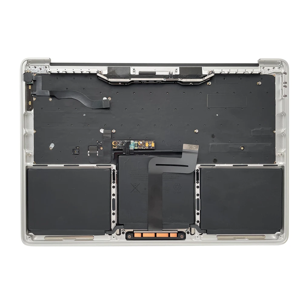 Imagem -06 - Prata A1708 2023 2023 Teclado Mais Topcase Bateria A1713 Trackpad para Macbook Retina A1708 Emc 2978 3164 Topcase Teclado Battey