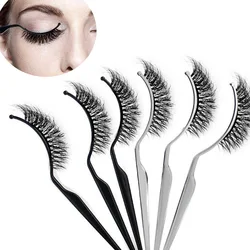 5/10Pcs False Eyelash Extension Style Display Board Grafting Eyelash Try on Effect Exhibit Auxiliary Fake Lashes Holder Tools