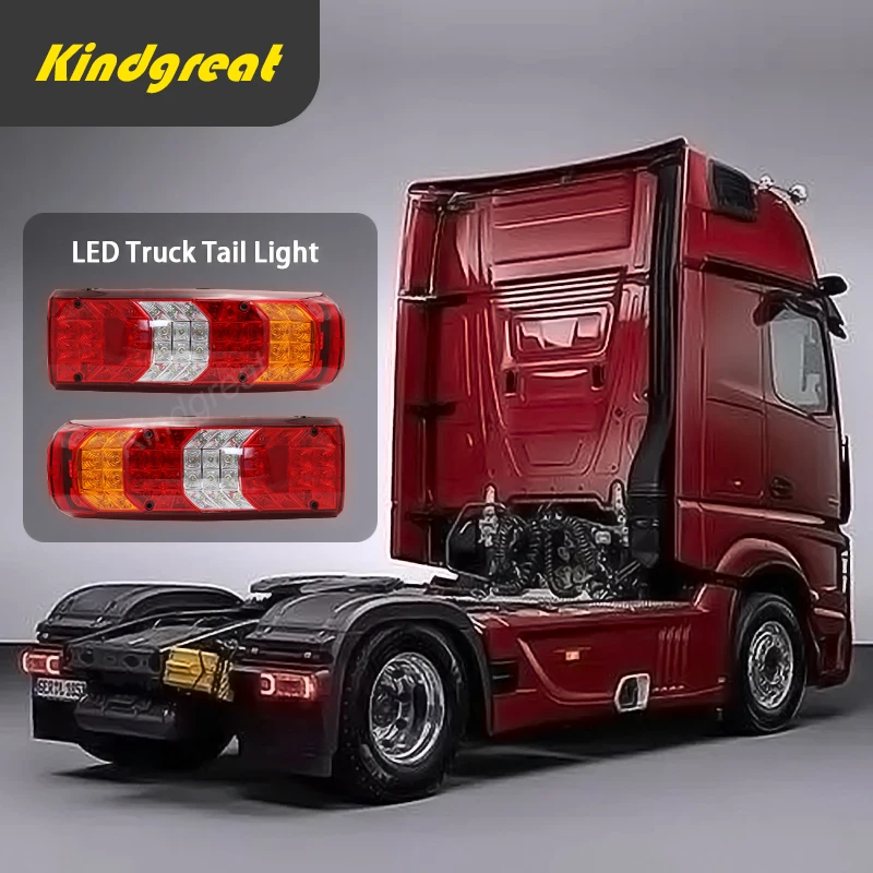 

24V LED Truck Tail Light Lamp For M-BENZ Actros MP4 0035441703 0035440803 Heavy Duty European Truck Body Parts