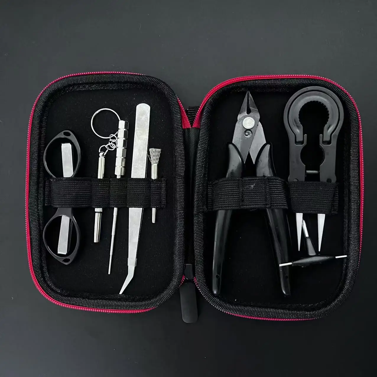 Handheld Tool Precision Ceramic Tweezers Curved Straight Tip 1/2/3/4 Winding Heating Wire Rod Ceramic Tweezers Repari Tool Kit