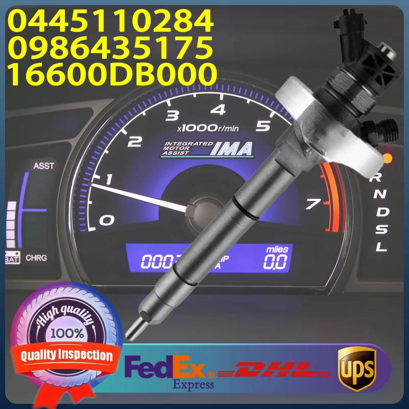 

0445110284 0986435175 16600DB000 Common Rail Injector For Nissan Patrol ZD30 TK 55 Renault Master Trucks 3.0 D Engine