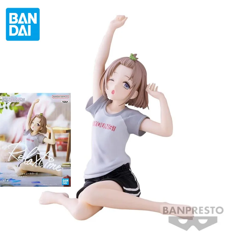 

BANDAI Original THE IDOLM@STER SHINY COLORS Relax time Asahi Serizawa Anime Action Figures Toys For Boys Girls Kids Gift Model