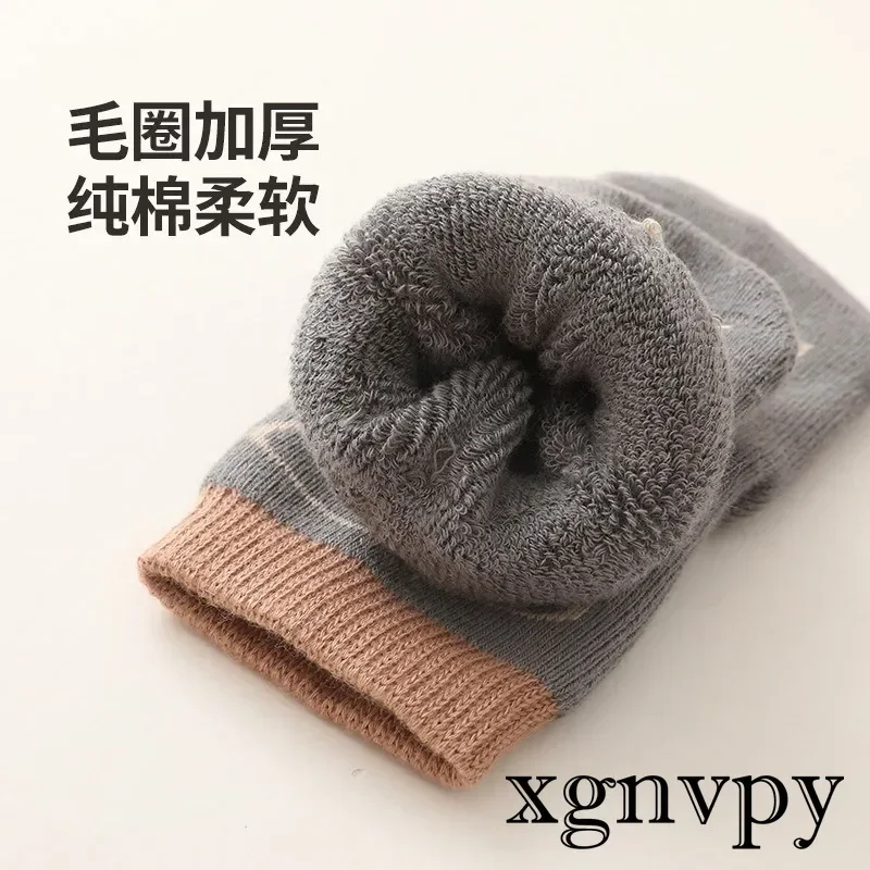 Baby socks Autumn and winter new thick warm wool baby floor socks silicone non-slip toddler socks