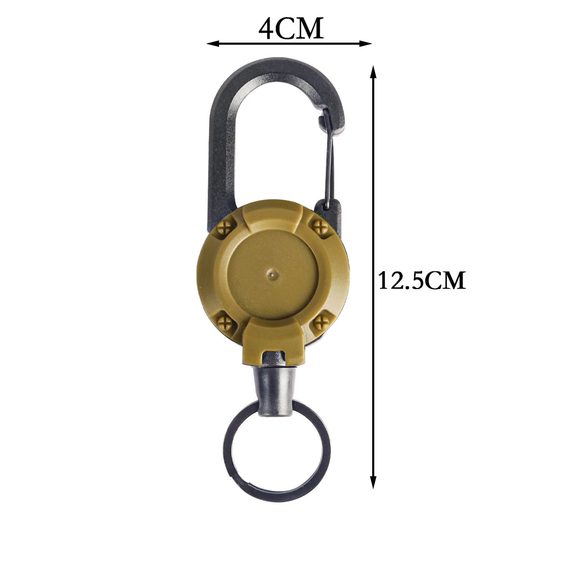 قابل للسحب أسلاك الفولاذ الحبل لصيد الأسماك السحر مكافحة فقدان حقيبة الظهر مفتاح كليب مطاطا سحب الحبل المحمولة والعتاد ضام السلامة #5