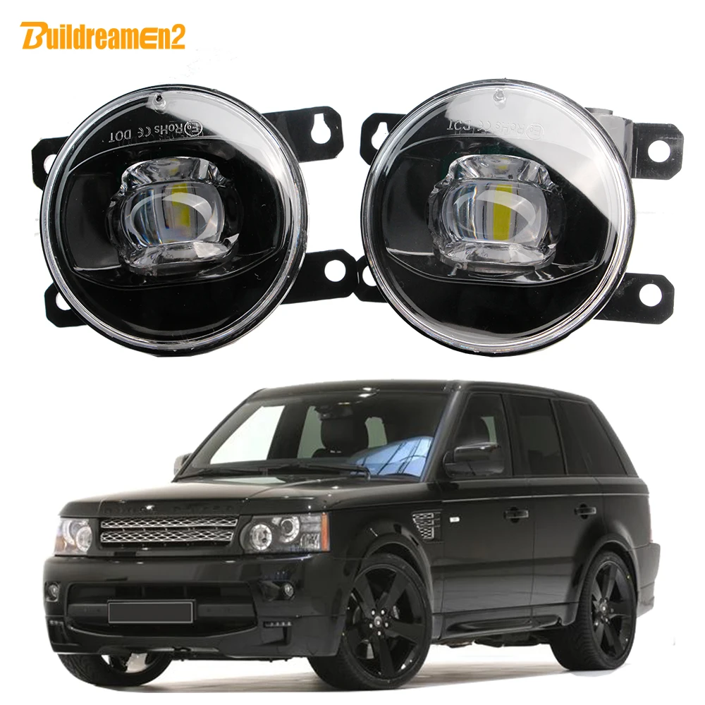 

2 шт., светодиодные линзы, противотуманные фары, аксессуары для Land Rover Range Rover Sport LS 2010-2013 30 Вт 8000LM, автомобильный передний бампер, противотуманная фара H11