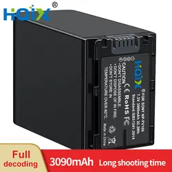 HQIX for Sony FDR-AX30 AXP35 AX40 AX45 AXP55 AX60 AX100E AX700 DEV-50 DEV-30 HXR-NX80 PXW-Z90 Camera NP-FV100 Charger Battery