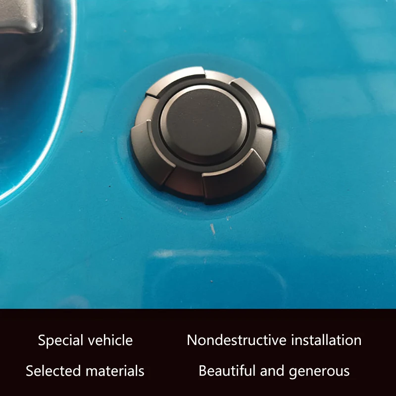 สำหรับ Suzuki Jimny 2019 2021 2020ที่ประตูรถยนต์ที่เป็นรูกุญแจตกแต่งขอบล็อกประตู ABS อุปกรณ์เสริมภายนอก