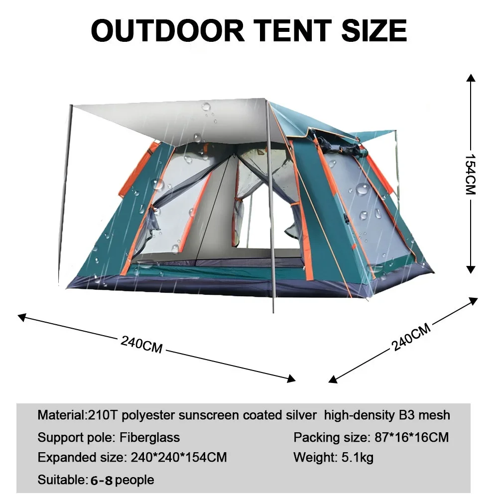 Automatic Instant Camping Tent 5