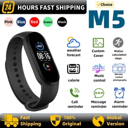 M5 Smart Watch Color Screen Step Counting Multi Sport Mode Message Reminder Photography Music Remote Control Smart Band