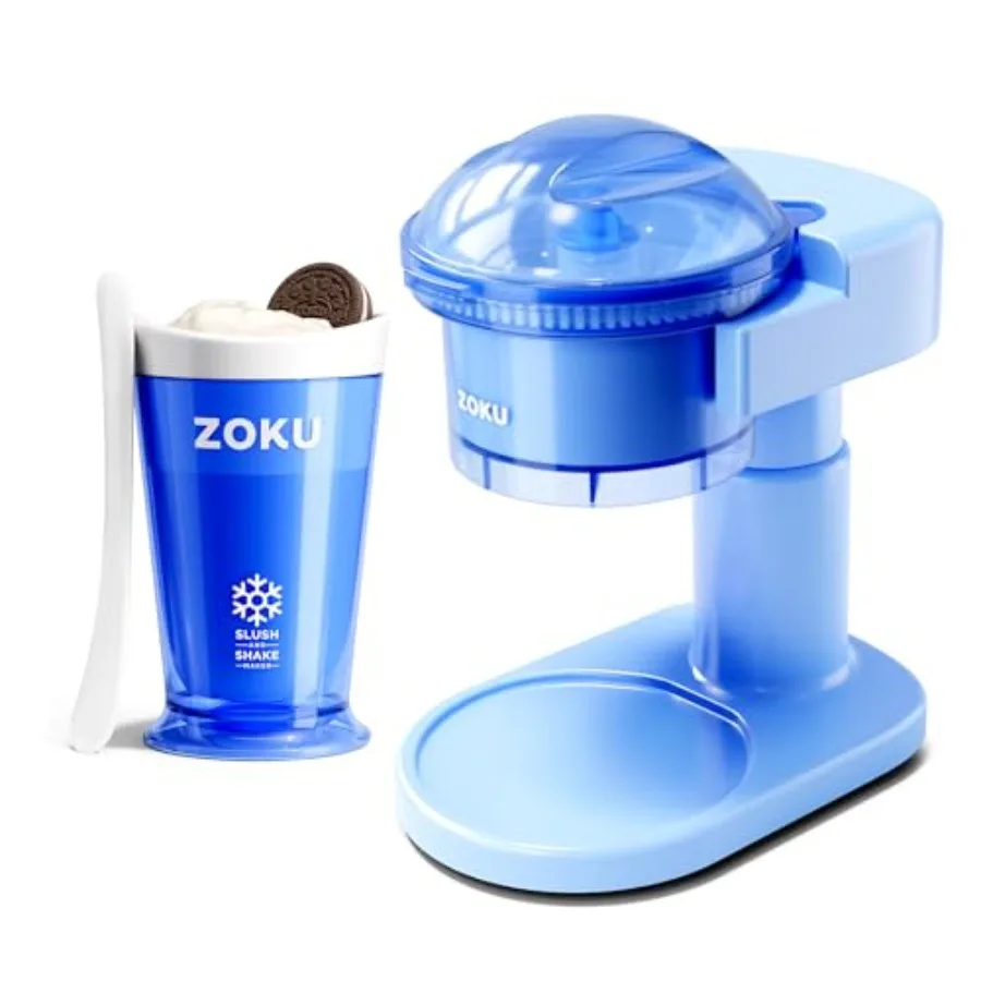 

Blue Slushie Cup and Snow Cone Maker Bundle: for home use, BPA-free plastic, vibrant blue, includes reusable cup and easy-clean