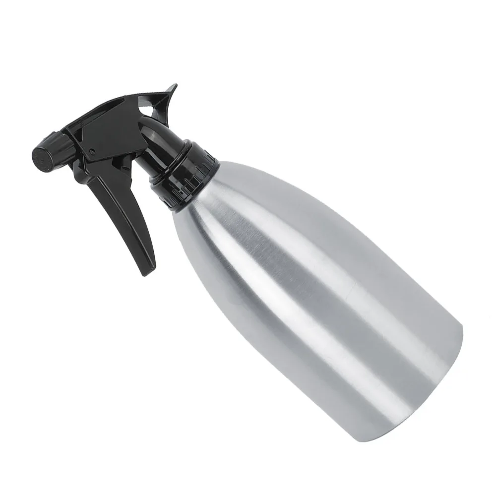 Stainless Steel,ABS Nozzle Spray Bottle 500mL Easy To Clean Spray Bottle Adjustable Nozzle Ergonomic Handle