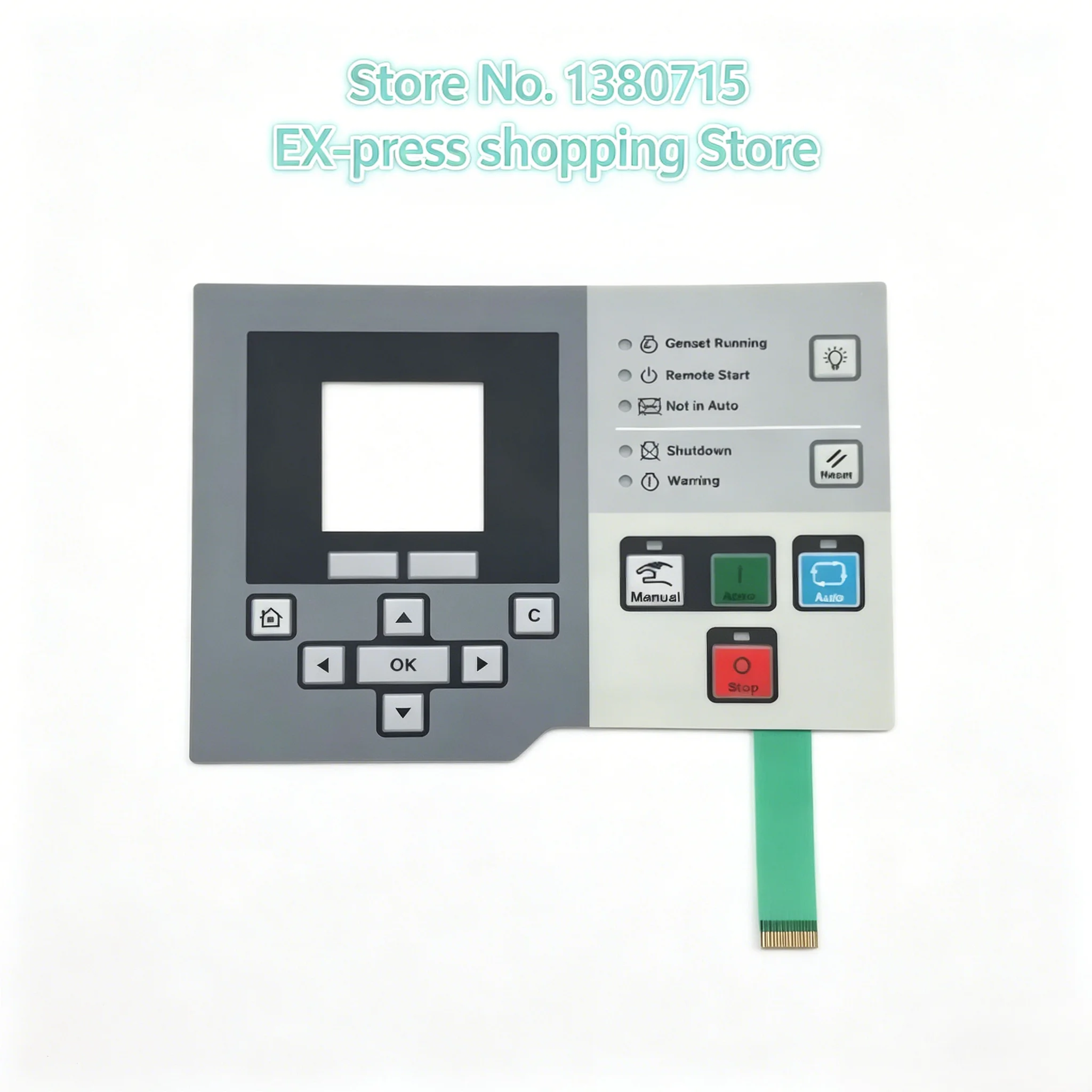 0300-6314-01 Membrane Keypad Fit HMI220 HMI220 Display PN 0300631401 Keyboard Overlay Replacement