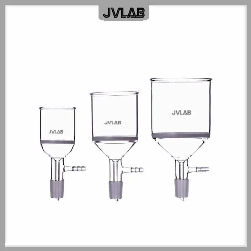 Glass Buchner Funnel With Filter Glass Sand Core Vertical Melting Funnel 60/100/250/500/1000ml Aperture 16-30 um Lab Glassware