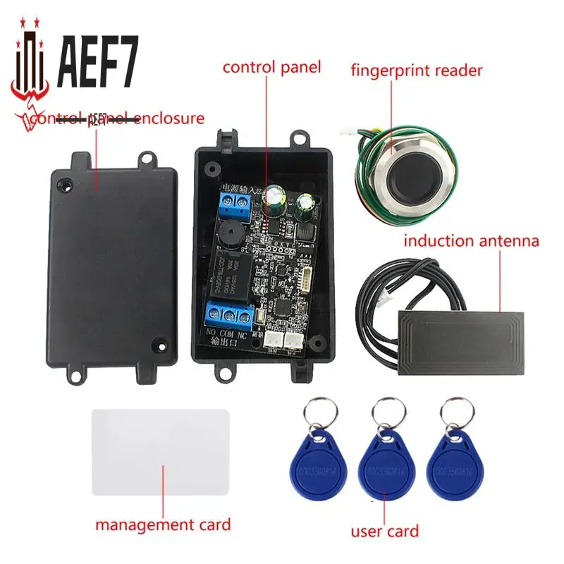 

AEF7-мобильный телефон NFC плата управления отпечатком пальца IC-карта DIY релейный модуль 13,56 МГц контроллер карты контроля доступа