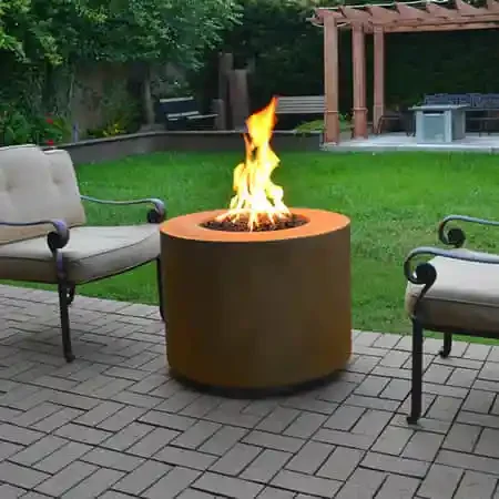 Rusty Corten Steel Wood Burning Outdoor Fire Pit Corten Steel Fire Pit Bbq Gas Grill BBQ Grill