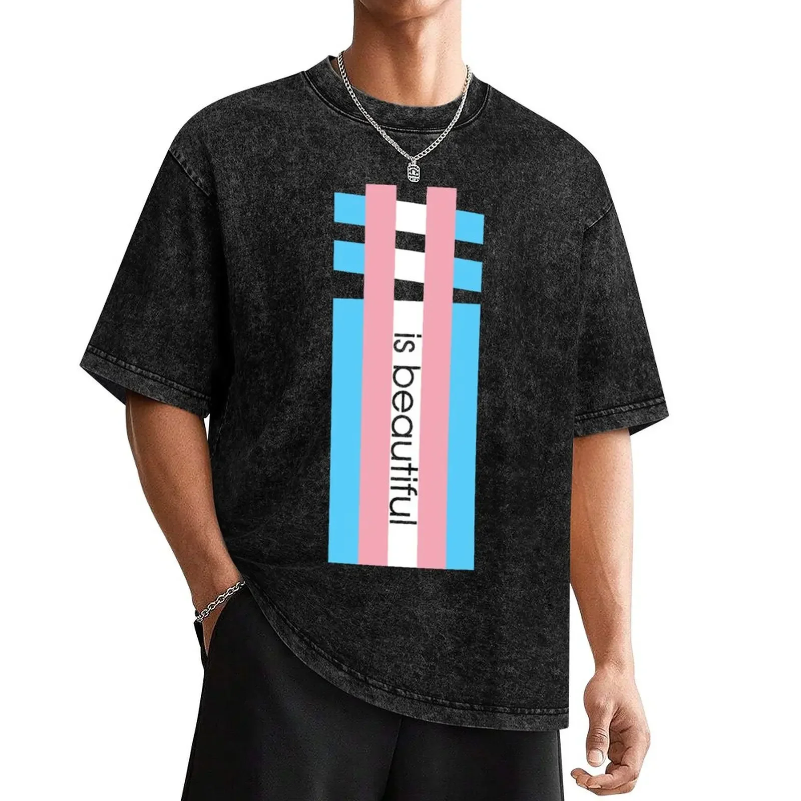 

Trans is Beautiful T-Shirt graphics vintage t shirts essential t shirt men clothings