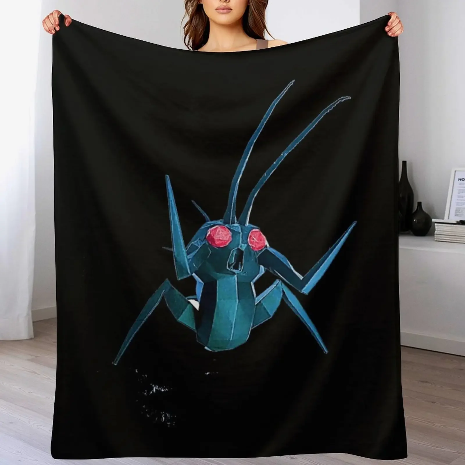 

lethal company fanart Throw Blanket warm winter Decoratives Bed linens Hair Blankets