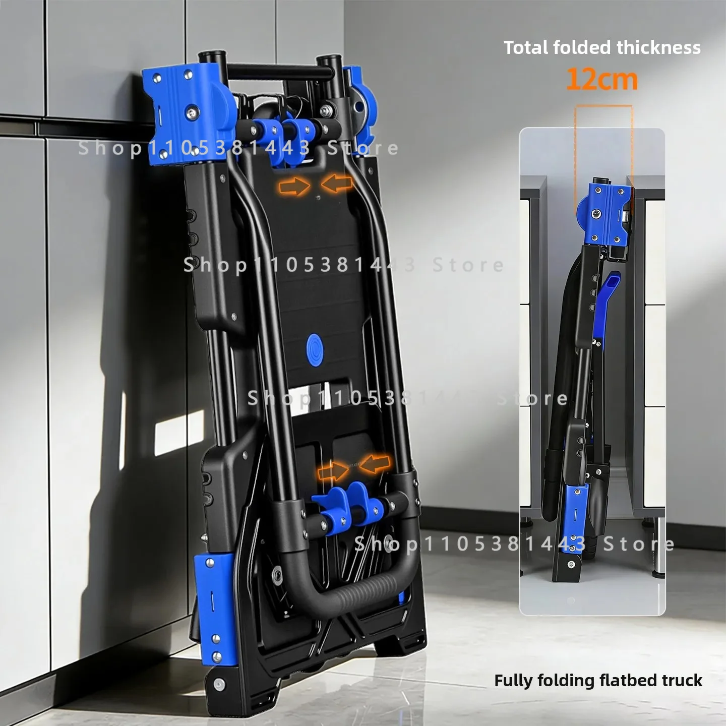Multifunctional Portable Platform Cart, Lightweight Dolly for Moving & Transport Foldable Hand Truck