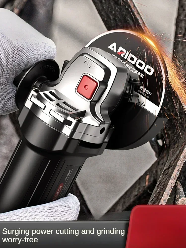 Pulidora de amoladora angular multiusos de 220V con máquina de corte portátil compacta para bricolaje en el hogar