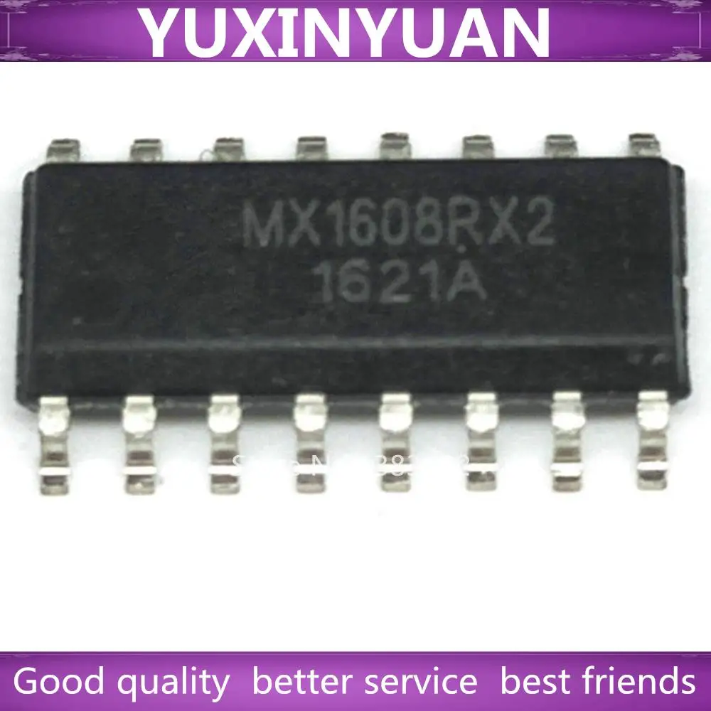 10PCS/LOT MX1608RX2 SOP16 MX1608R MX1608 YUXINYUAN IC IN STOCK YUXINYUAN IC CHIP