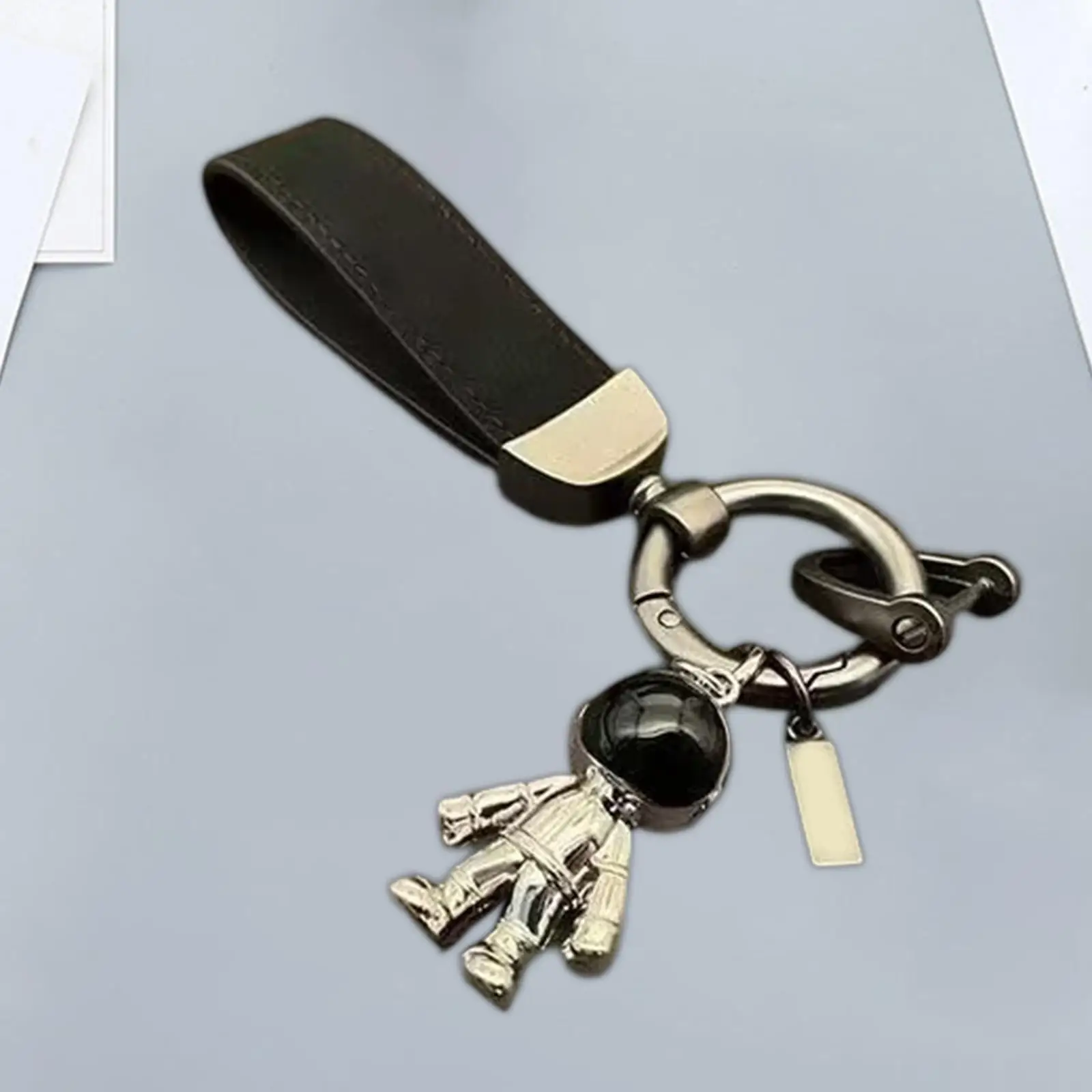 Car Keychain Sturdy with D Ring Accessories Gift Simple Key Pendant Key Chain