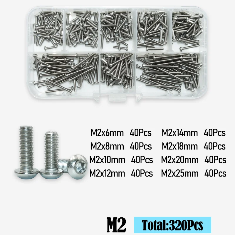Runder Sechs kant schraubens atz m2 m2, 5 m3 m4 m5 m6 m8 m10 Innen sechs kant knopf Innen sechs kant schrauben 2,5 Edelstahls ch raube iso7380 – Detail 13