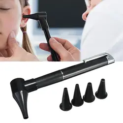 Reusable Mini Otoscope Professional Ear Otoscope Instruments Ear Light Ear Compact Portable Otoscope Ear Cleaner Set