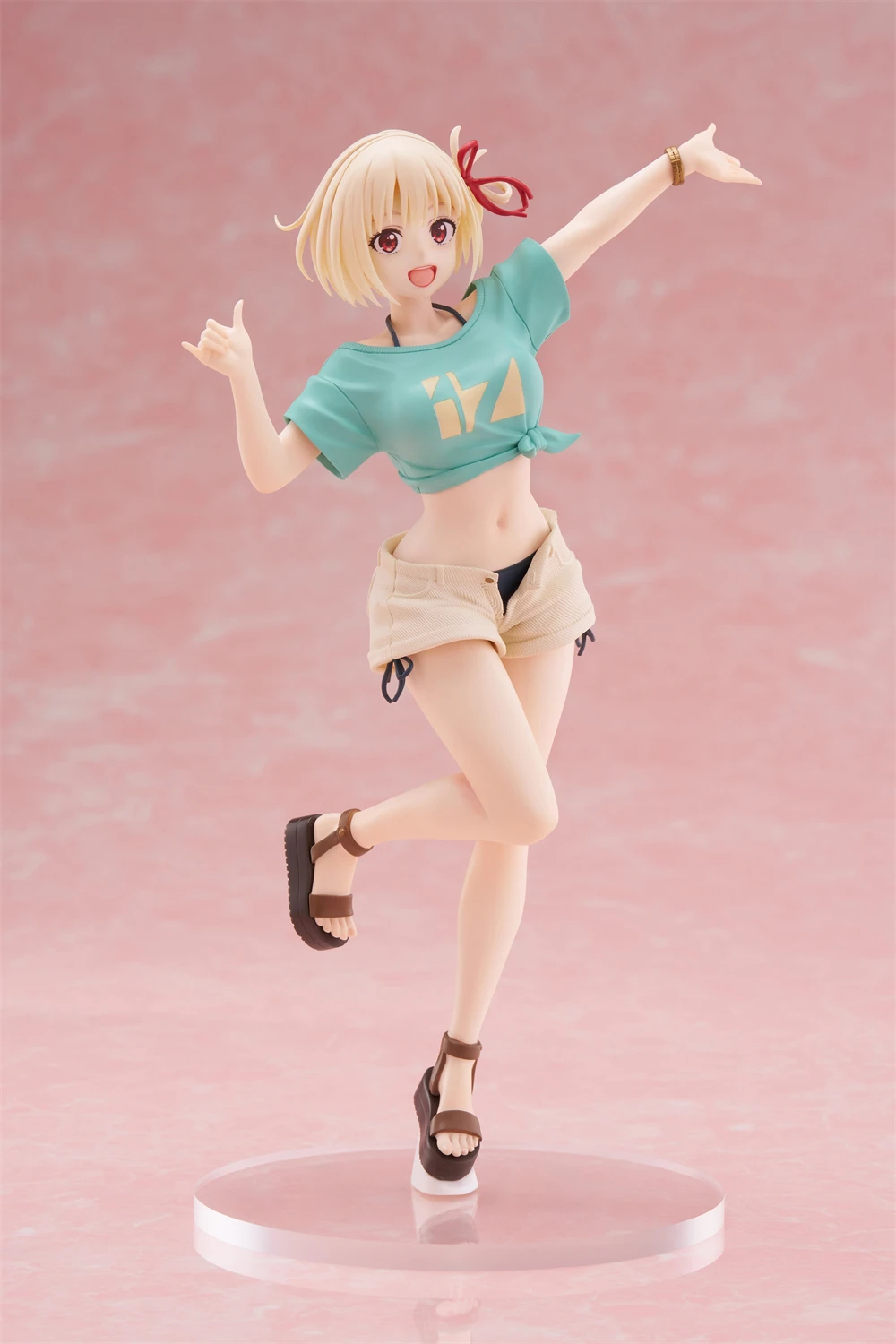 TAiTO Coreful Lycoris Recoil Nishikigi Chisato ~Hawaii State Style Ver.~ PVC 18CM Anime Action Figures Model Collection Toy