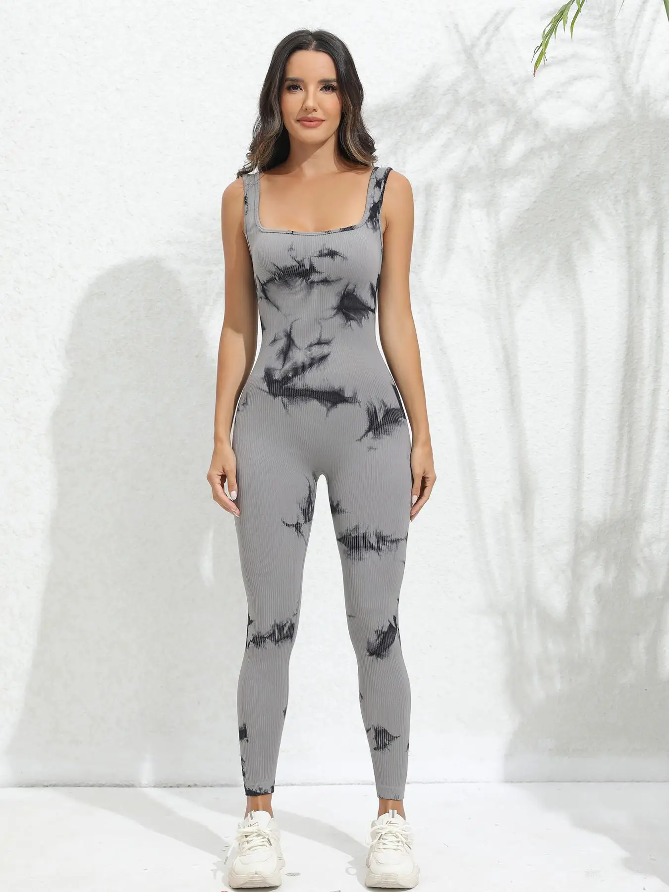 Women's Yoga Jumpsuit Sol Tie-Dye — Tie-Dye