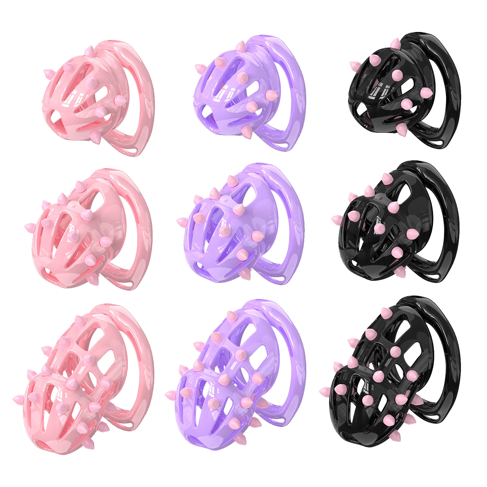 Chastity Cage with 4 Size Rings Penis Cage CB Lock Sissy Cock Cage Assistive Device with Catheter Sexy Toys for Men Erotic정조대18 view 3