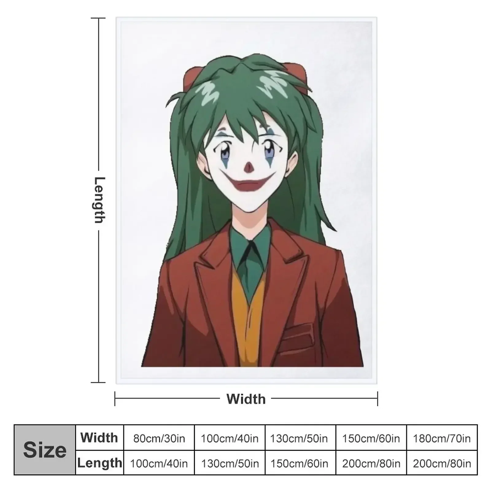 Joker Asuka Throw Blanket Blankets For Bed Hairy Blankets