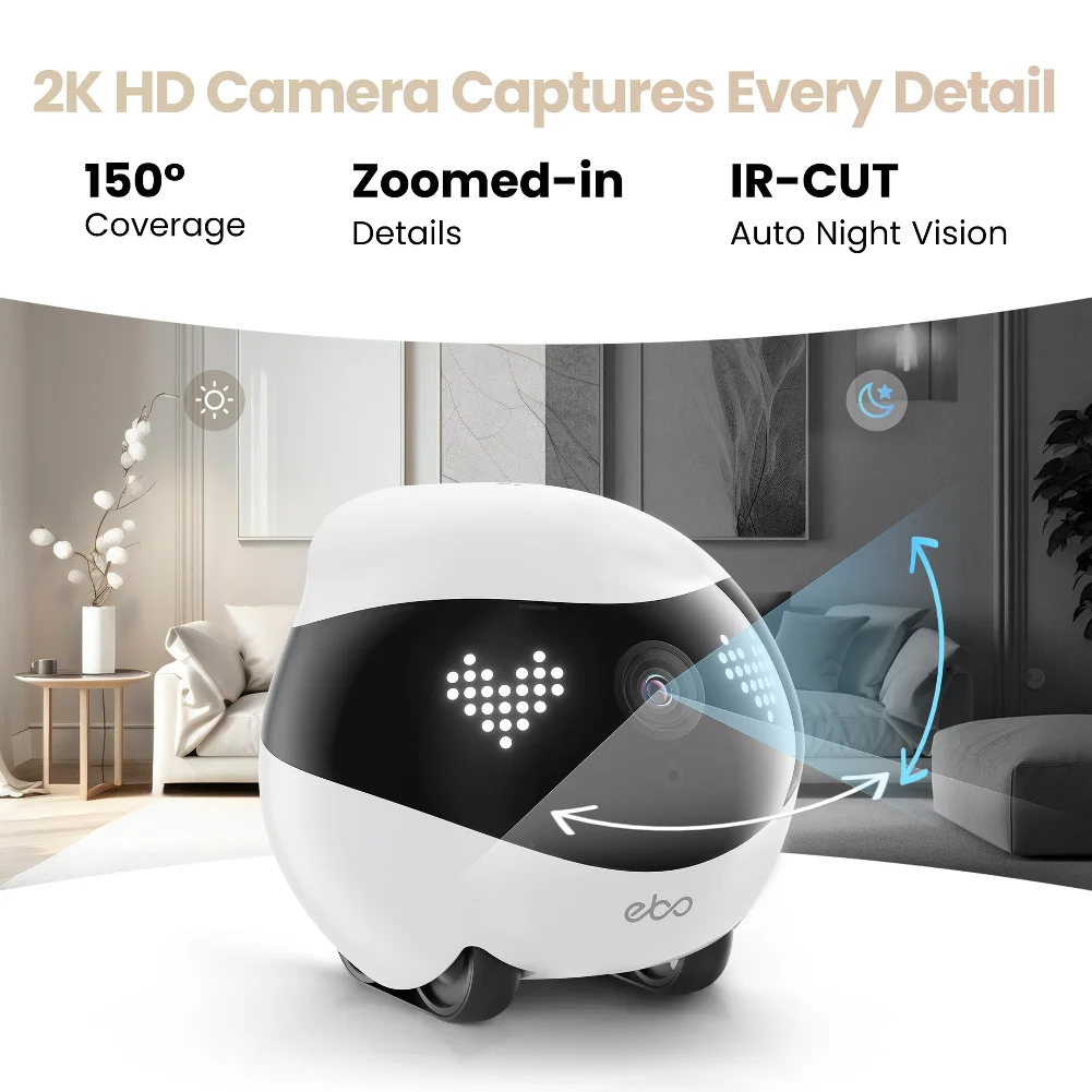 Robô Companheiro Enabot EBO AI - Home Security Robot Dog avaliação e preço