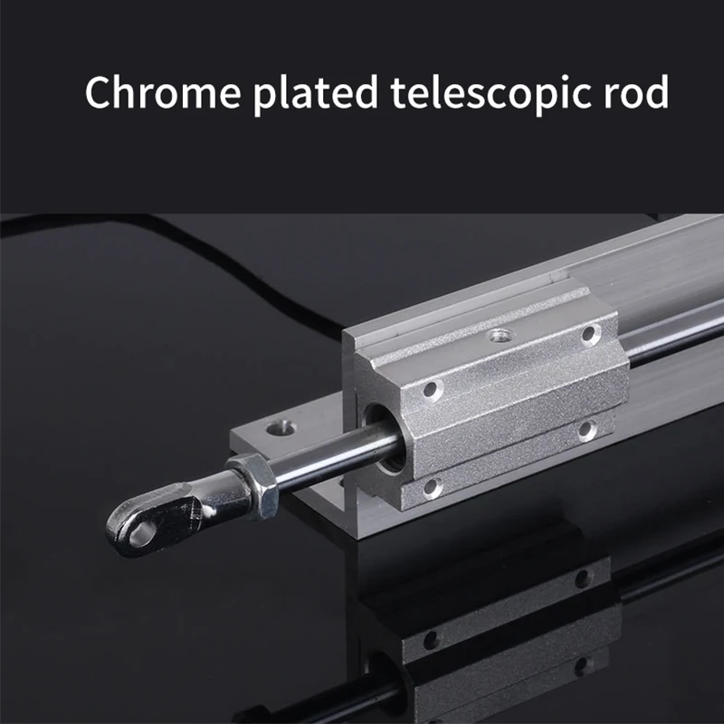 Imagem -03 - Atuador Linear Reciprocating Pequeno sem Escova Faça Você Mesmo com Curso 3070 mm Ajustável do Controlador da Velocidade da Fonte de Alimentação 0120rpm 0220rpm