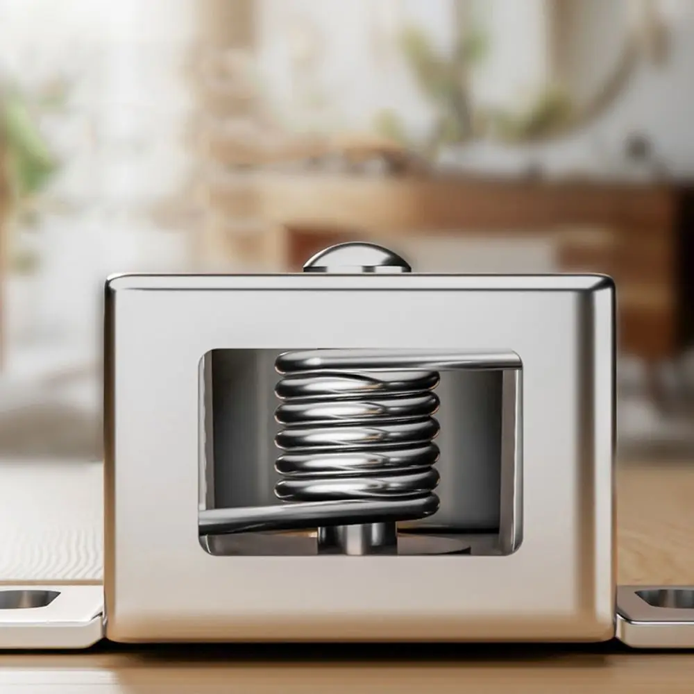 

20pcs Easy To Install The Cabinet Door Hit The Beads Durable Sturdy Cabinet Door Fixator Wear-resistant Electroplating