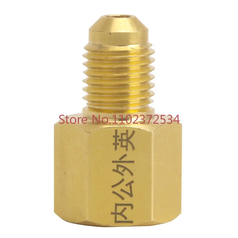 

10 pieces Pressure retaining gauge valve adapter with fluorine gauge valve connector integrated metric and British system adapte