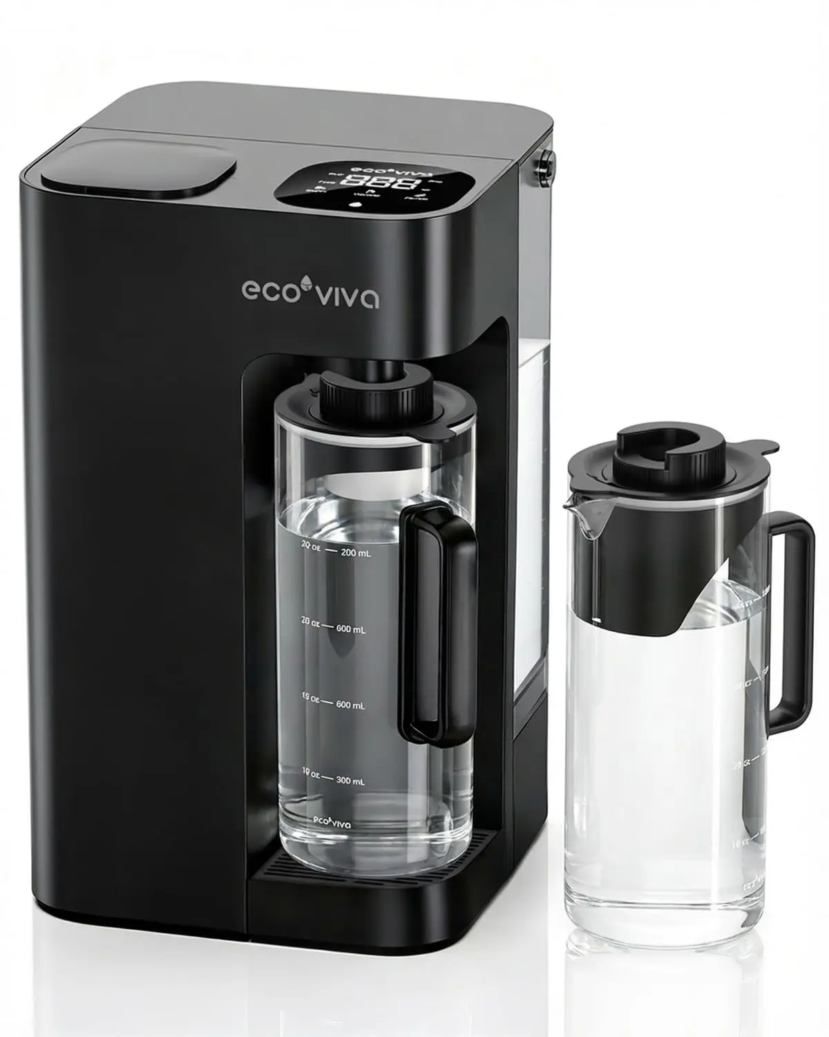 

Mate 3 Countertop Reverse Osmosis Water Filter with 2 Auto-Fill Pitchers, 8-Stage RO Filtration System, Installation-Free