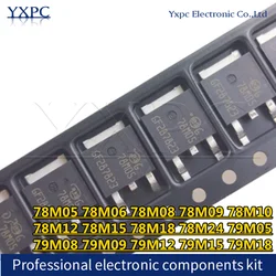 Régulateur de tension IC, 78M05, 78M06, 78M08, 78M09, 78M10, 78M12, 78M15, 78M18, 78M24, 79M05, 79M08, 79M09, 79M12, 79M15, 79M18, 10 pièces