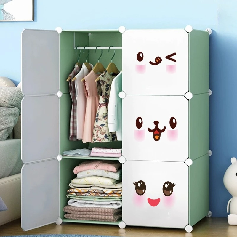 

Plastic Minimalist Wardrobe Cube Modern Cheap Storage Cupboard Wardrobe Organizer Light Luxury Quality Vestidores Home Furniture