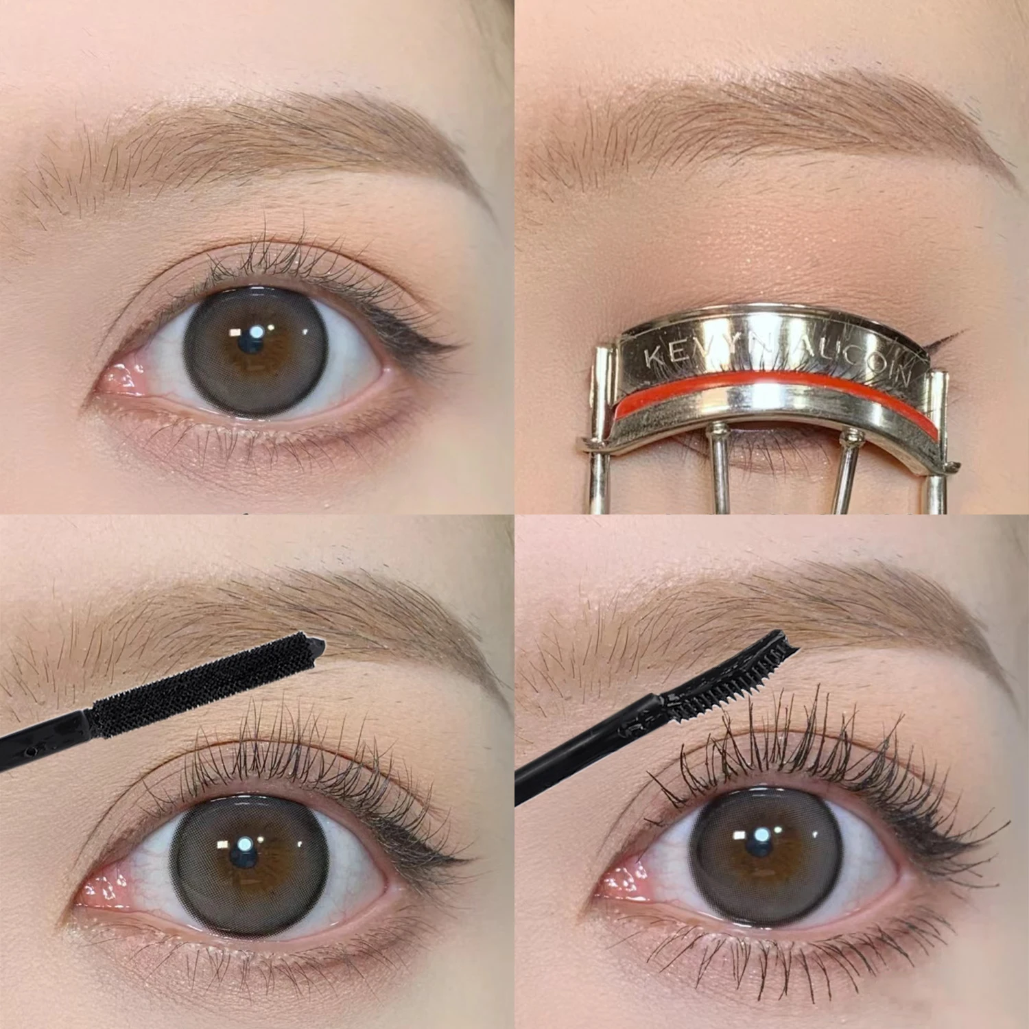 Dubbele Hoofd Mascara Dikke Lange Smudge-proof Wimpers 4D 2in1 Borstel Wimpers Verlenging Waterdichte Mascara Ogen Cosmetica